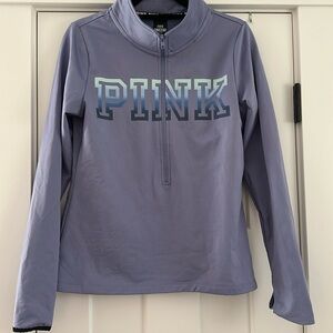 PINK half zip sweatshirt